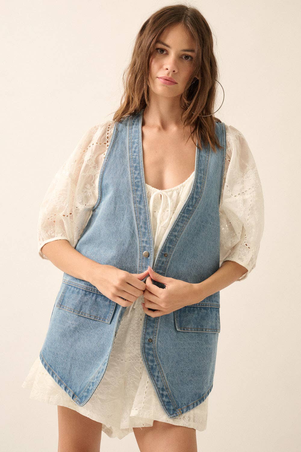 Tate Denim Vest