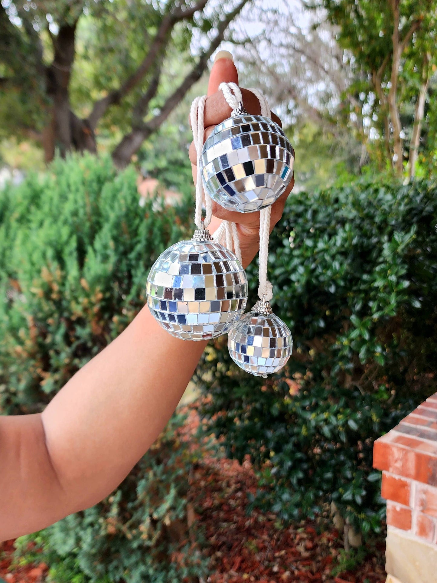 Disco Ball Hanging Car Charms