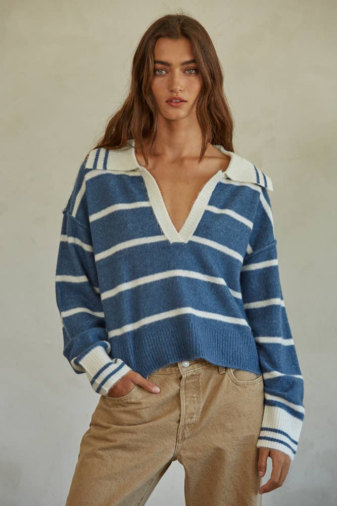 Nova Knit V neck Sweater