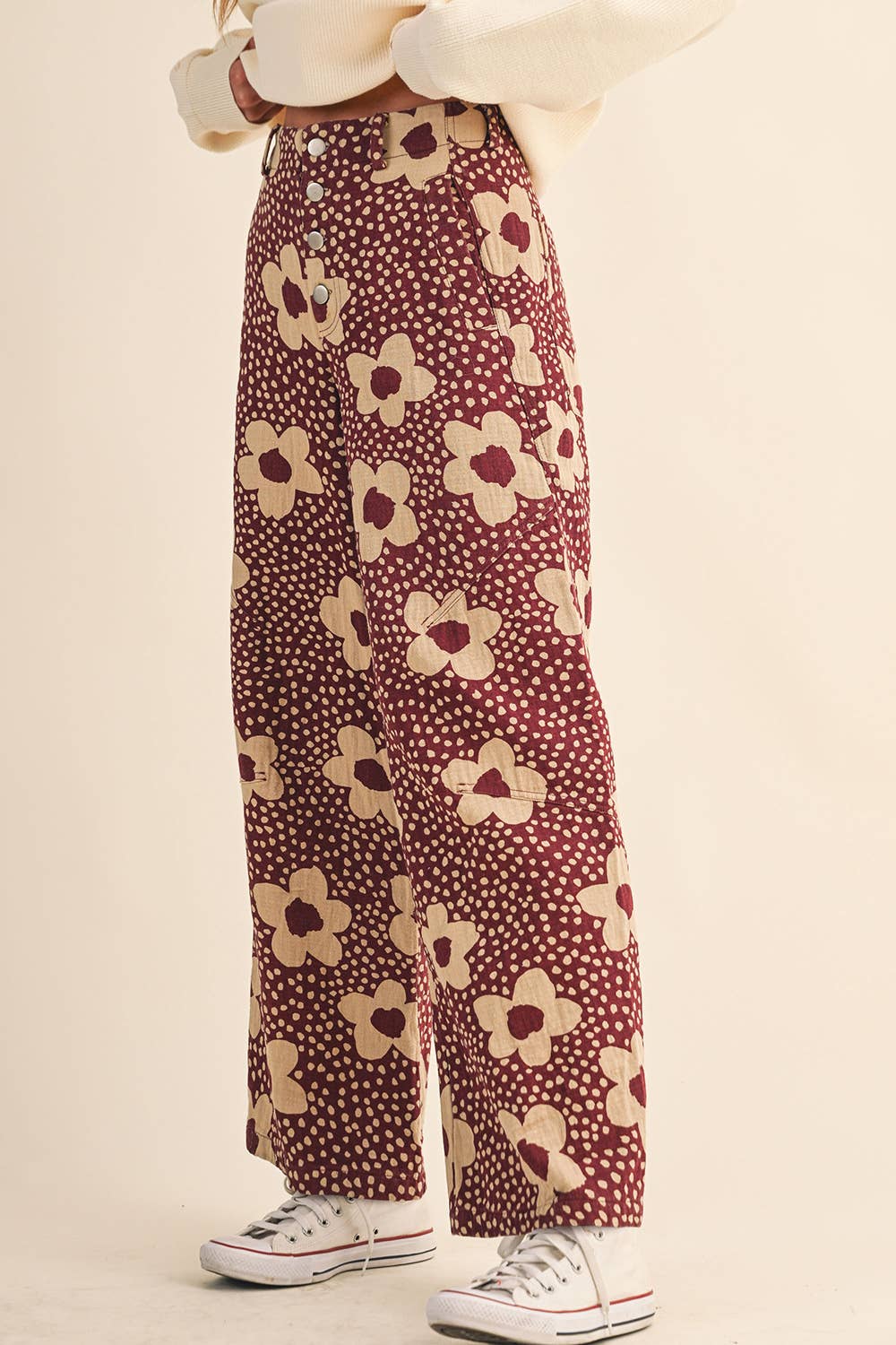Young Bloomer floral print pant