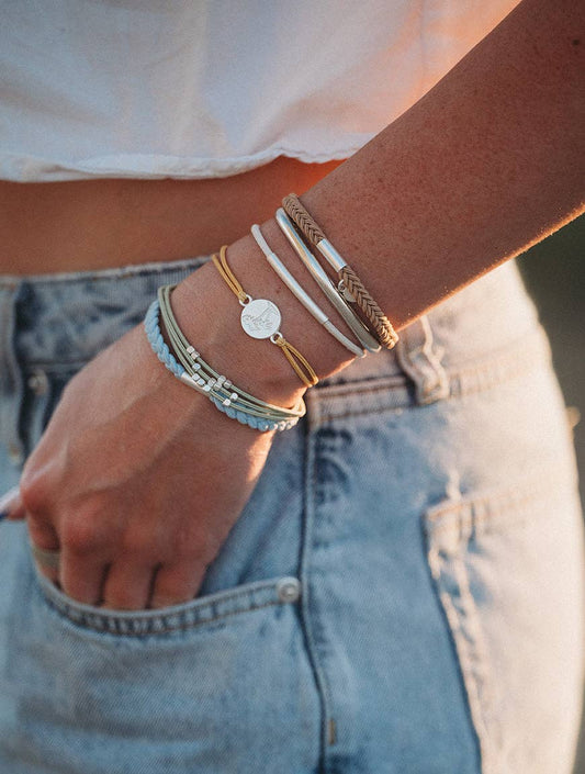 "Grow" Hair Tie Bracelets