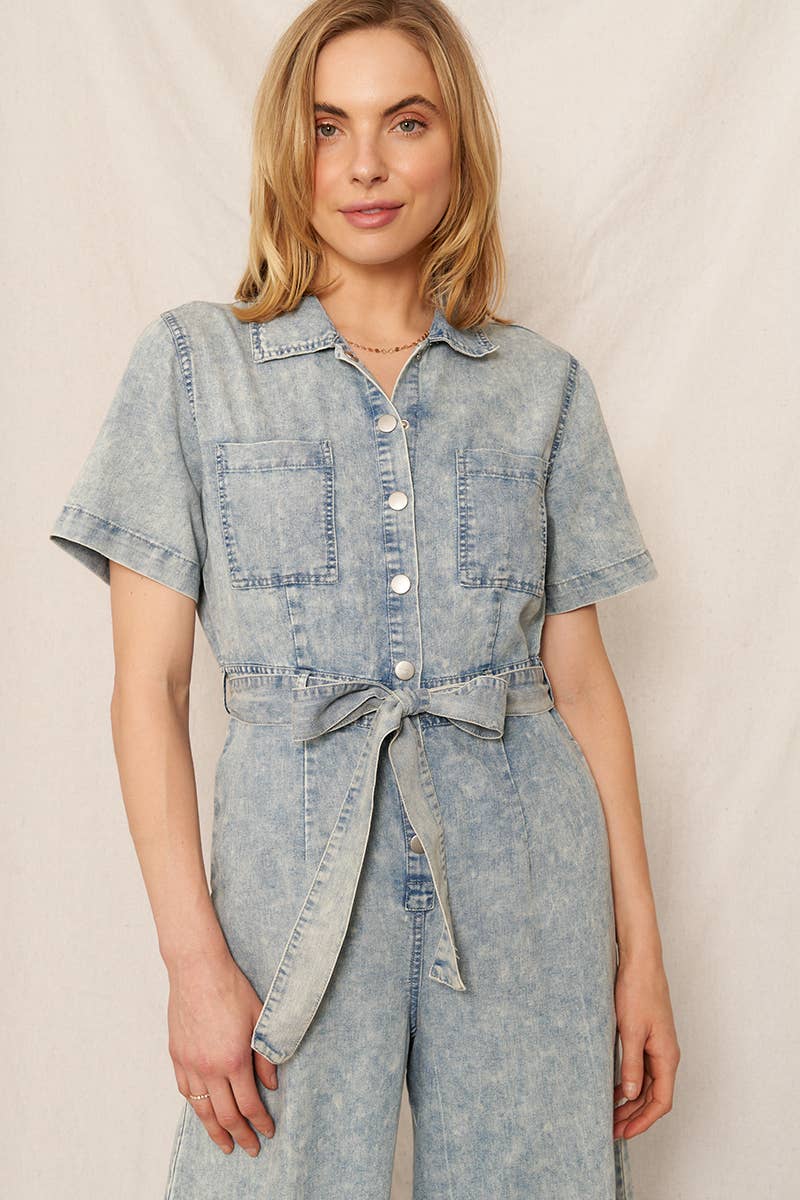 Hazel Denim Jumpsuit