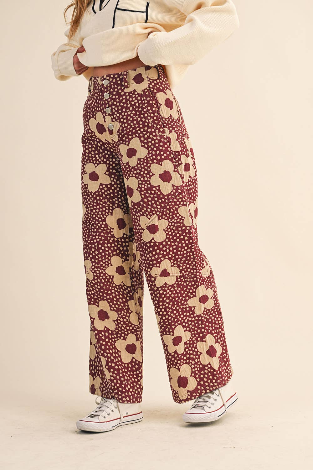 Young Bloomer floral print pant