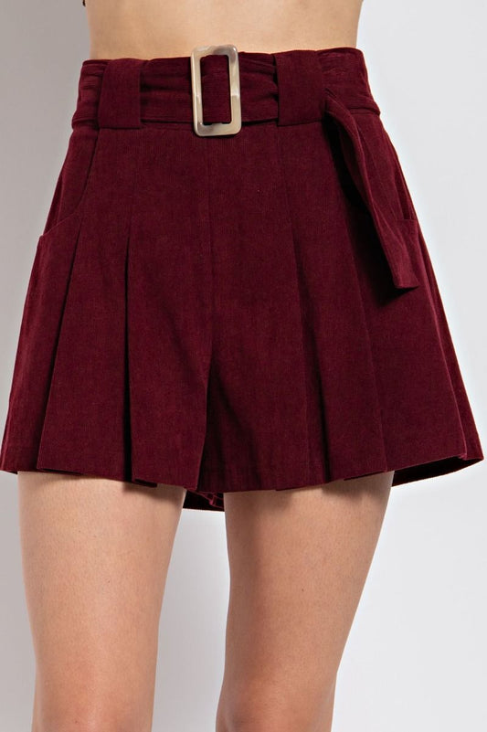 Easel Corduroy Skort