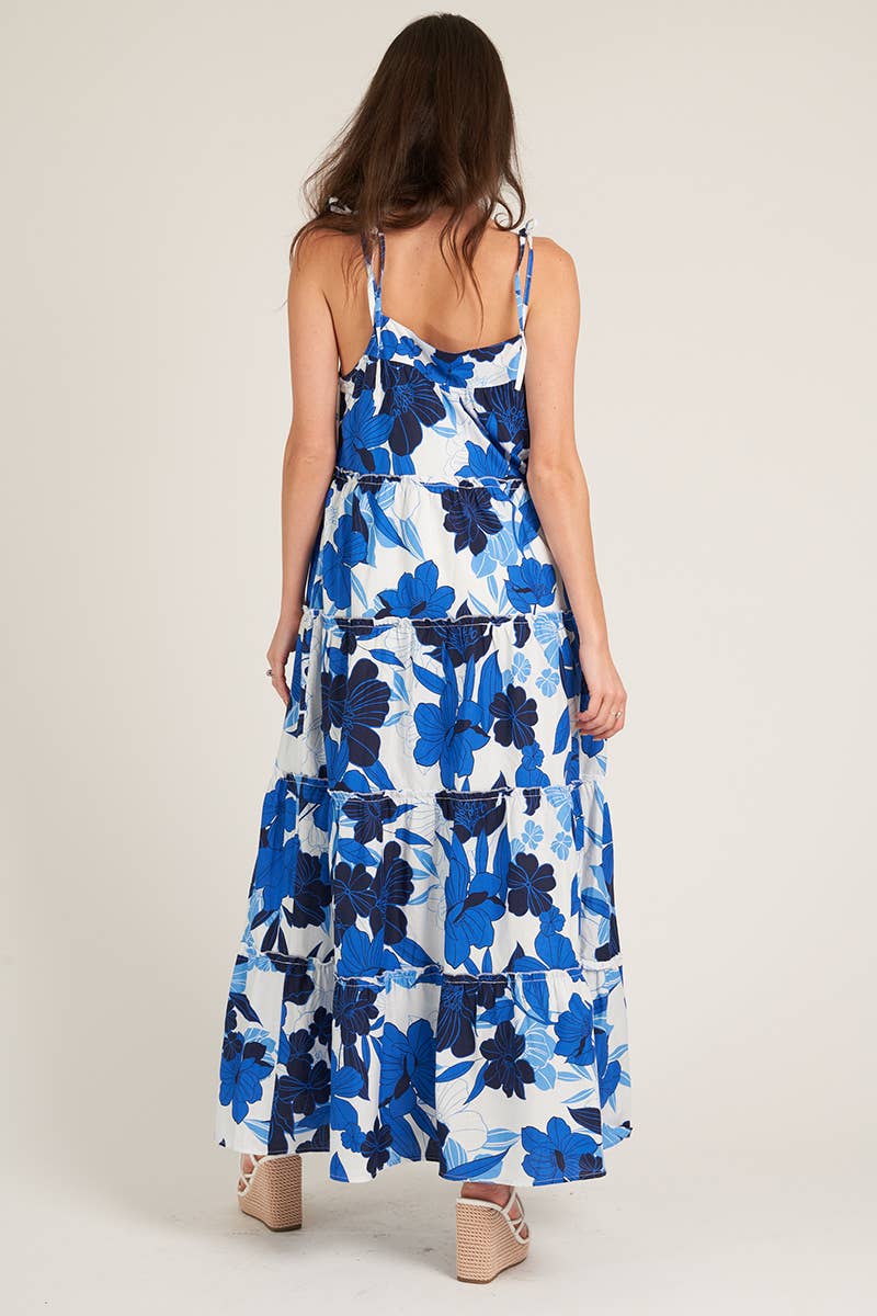 Bonnie Floral Tiered Ruffle Maxi Dress