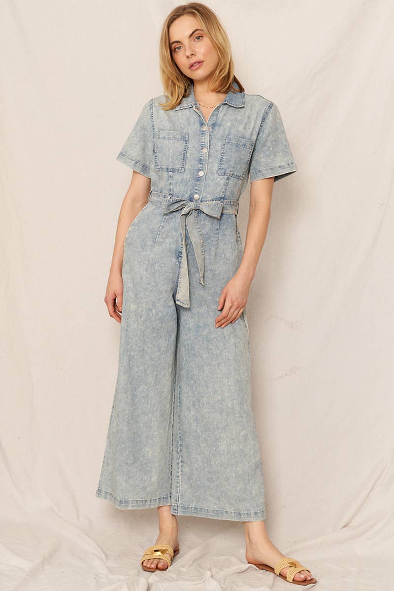 Hazel Denim Jumpsuit