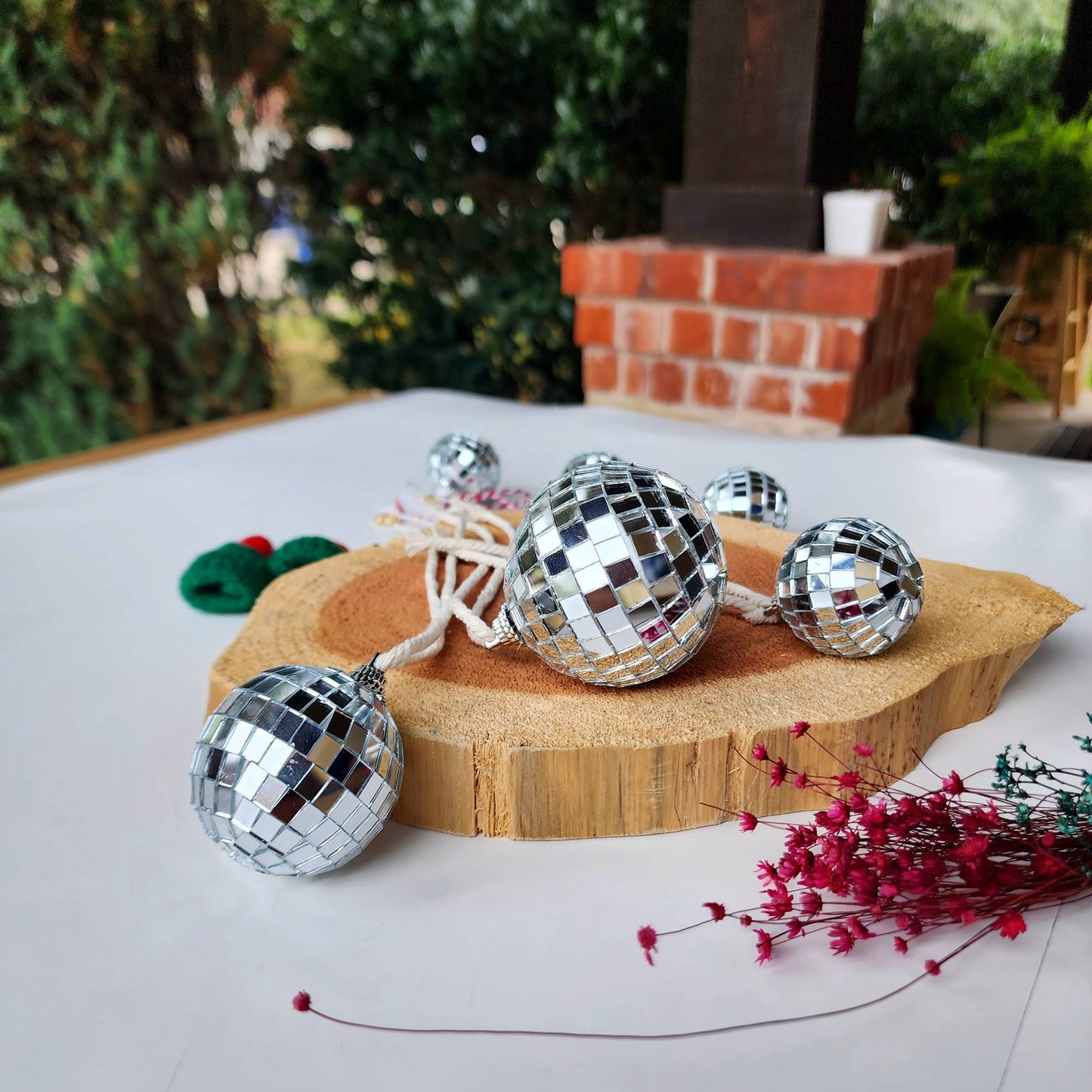 Disco Ball Hanging Car Charms