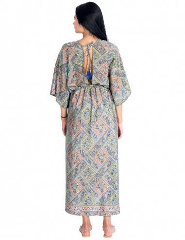 OS 0-16 Handcrafted kimono midi dress