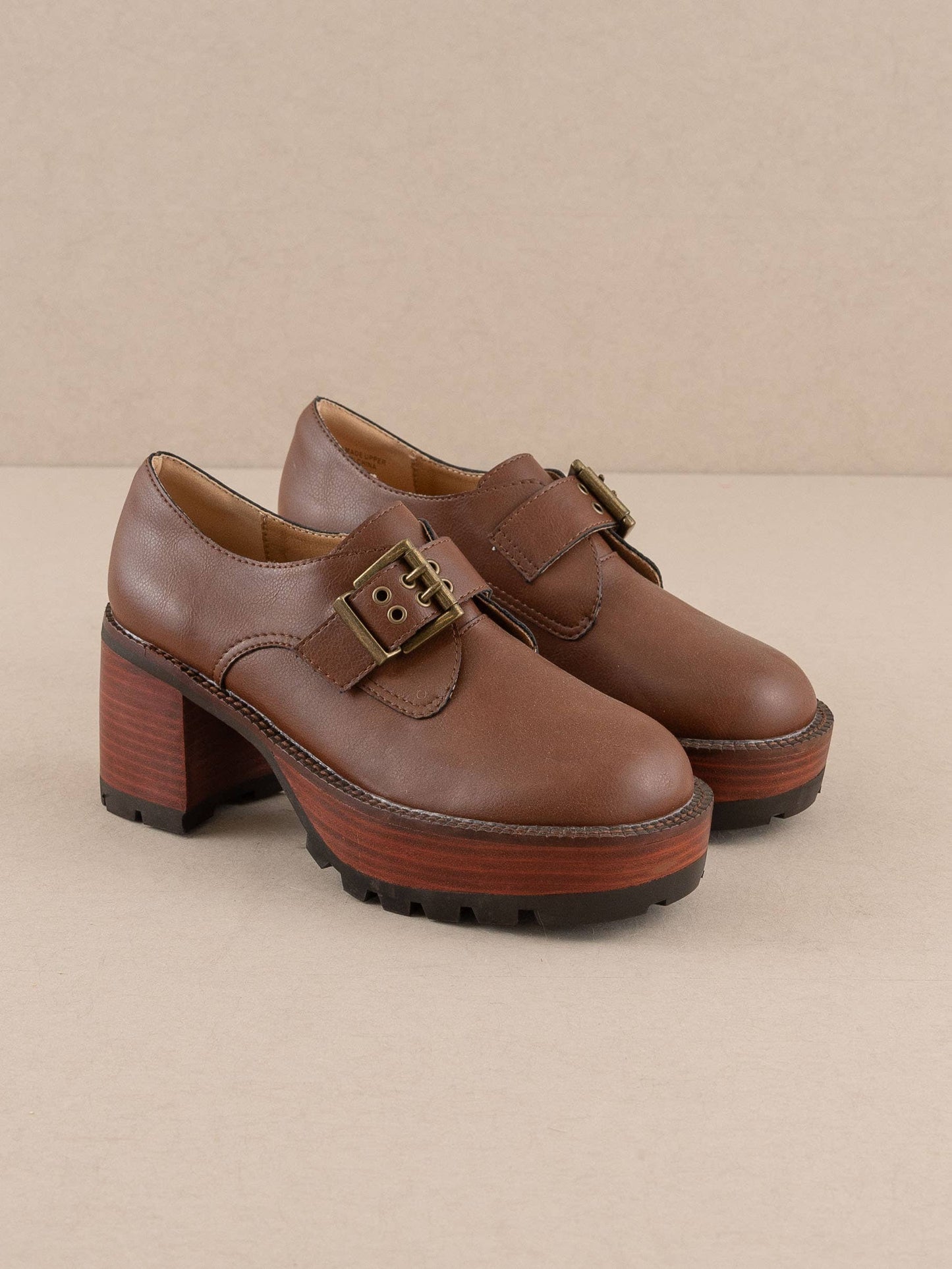 Oasis Society The Sarah | Buckled Platform Loafers