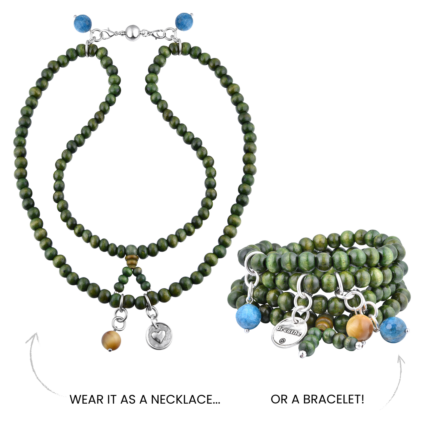 ONLINE EXCLUSIVE - Katia Designs Breathe boho wrap bracelet/necklace