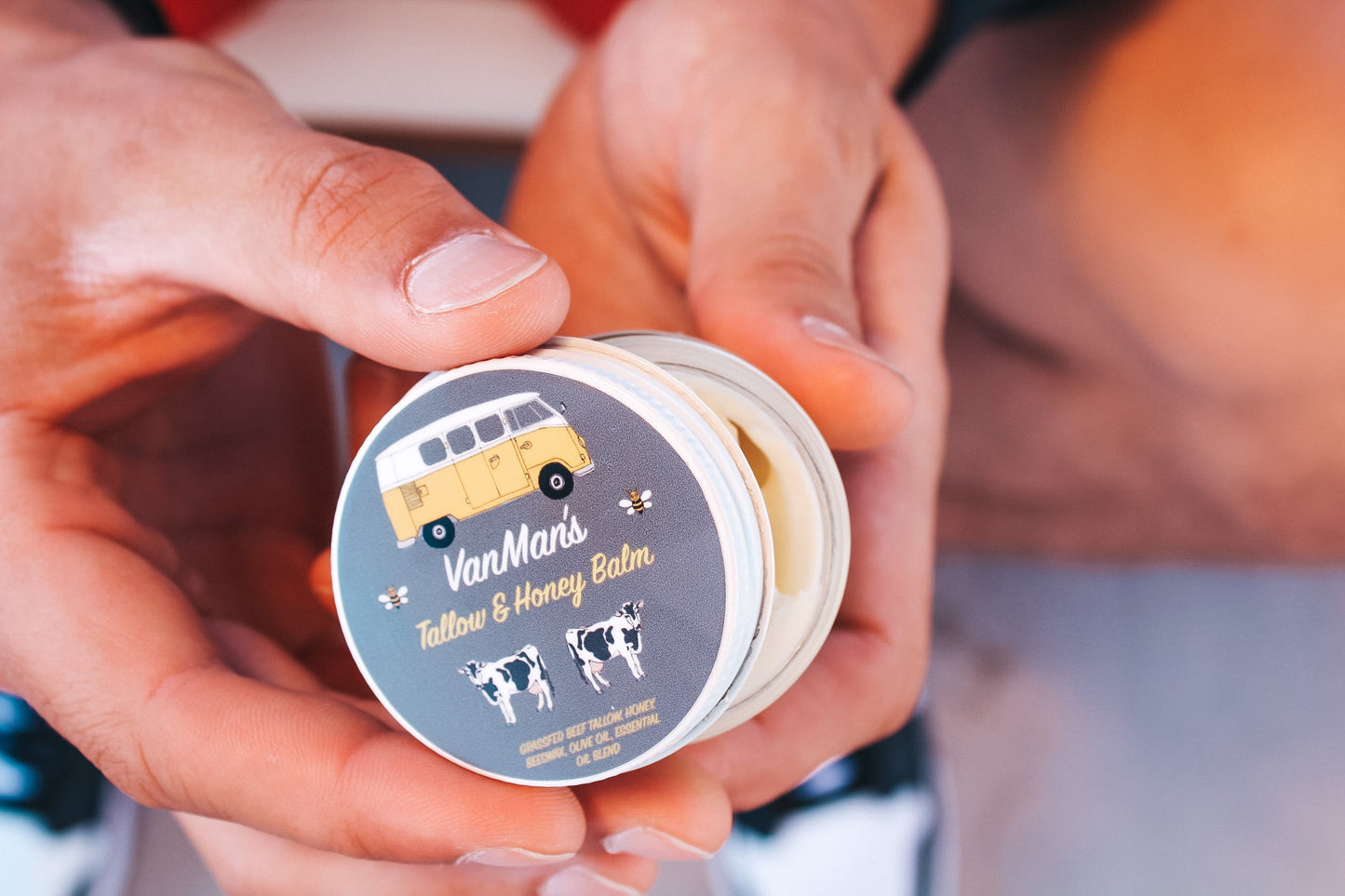 ONLINE EXCLUSIVE VanMan's Tallow & Honey Face Balm - Classic