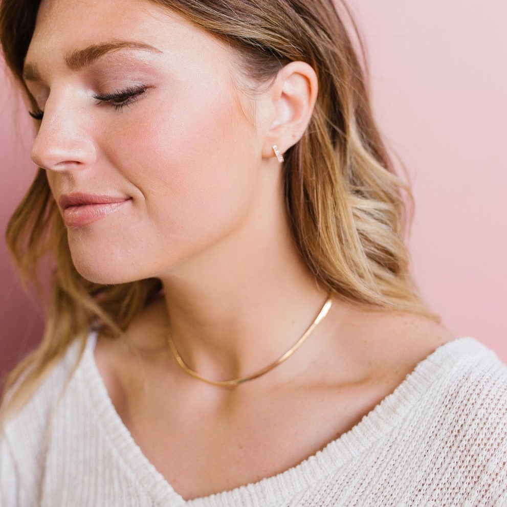 ONLINE EXCLUSIVE Jade Herringbone Necklace