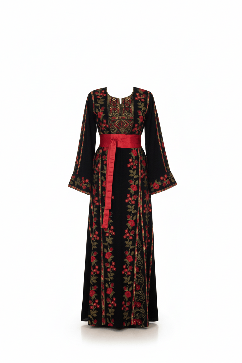 ONLINE EXCLUSIVE The Floral Palestinian Thobe