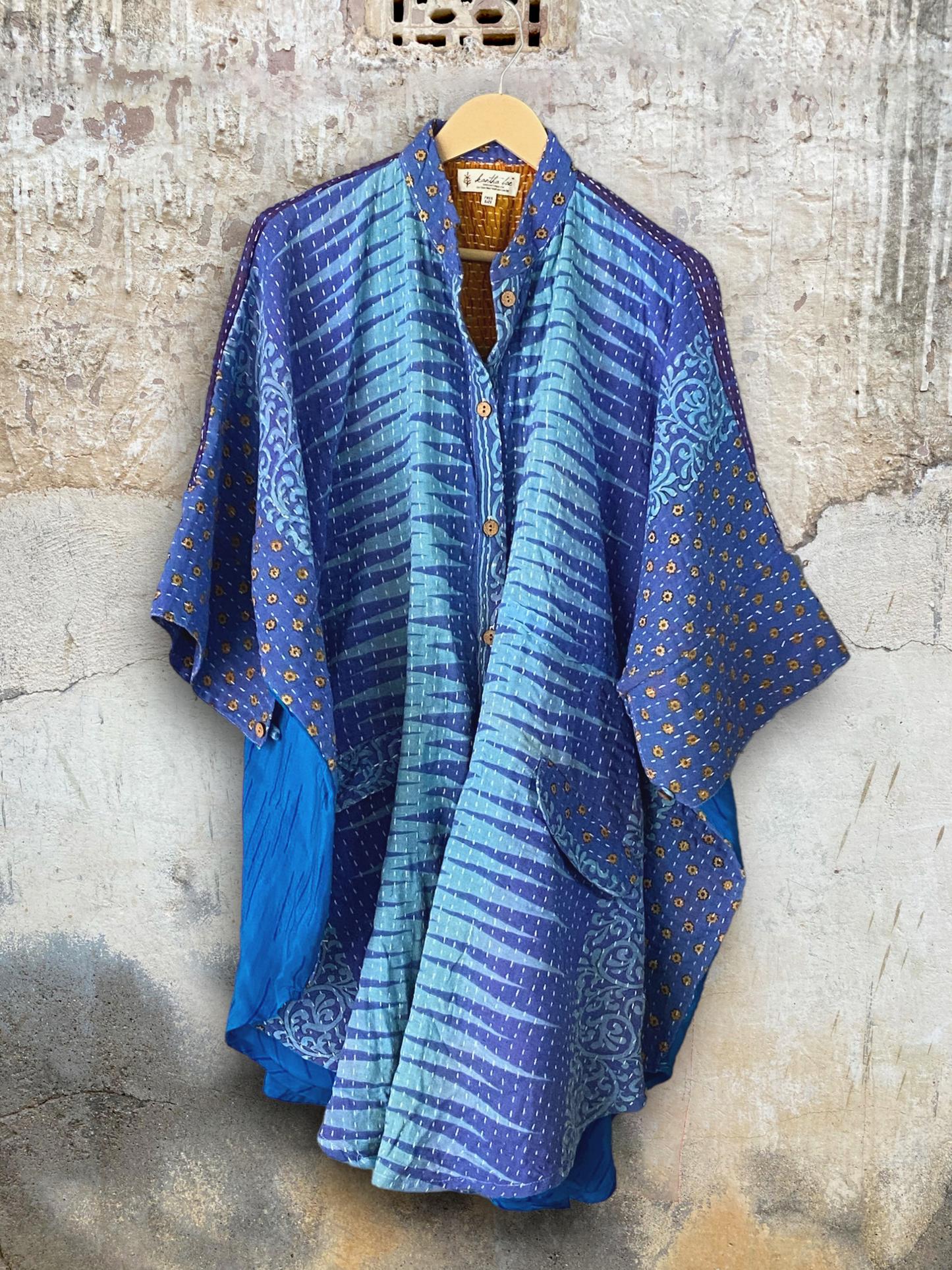 OS Handcrafted Free to Be Button Down Tunic