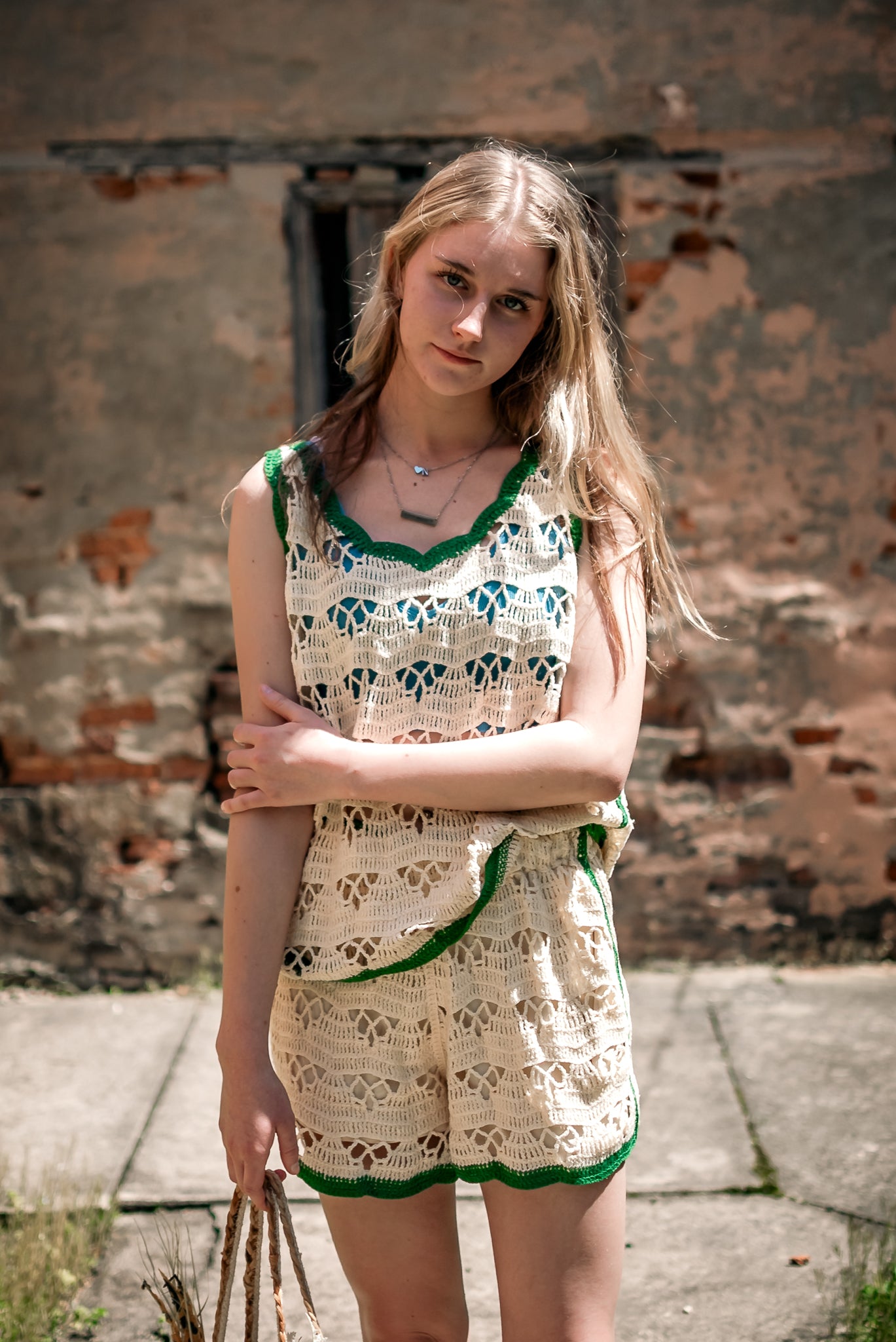 Strada Crochet tank