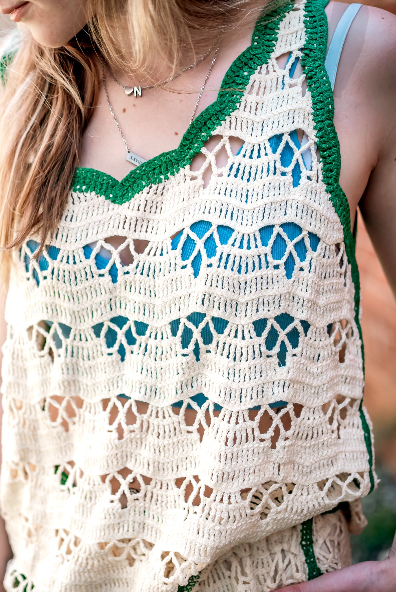 Strada Crochet tank