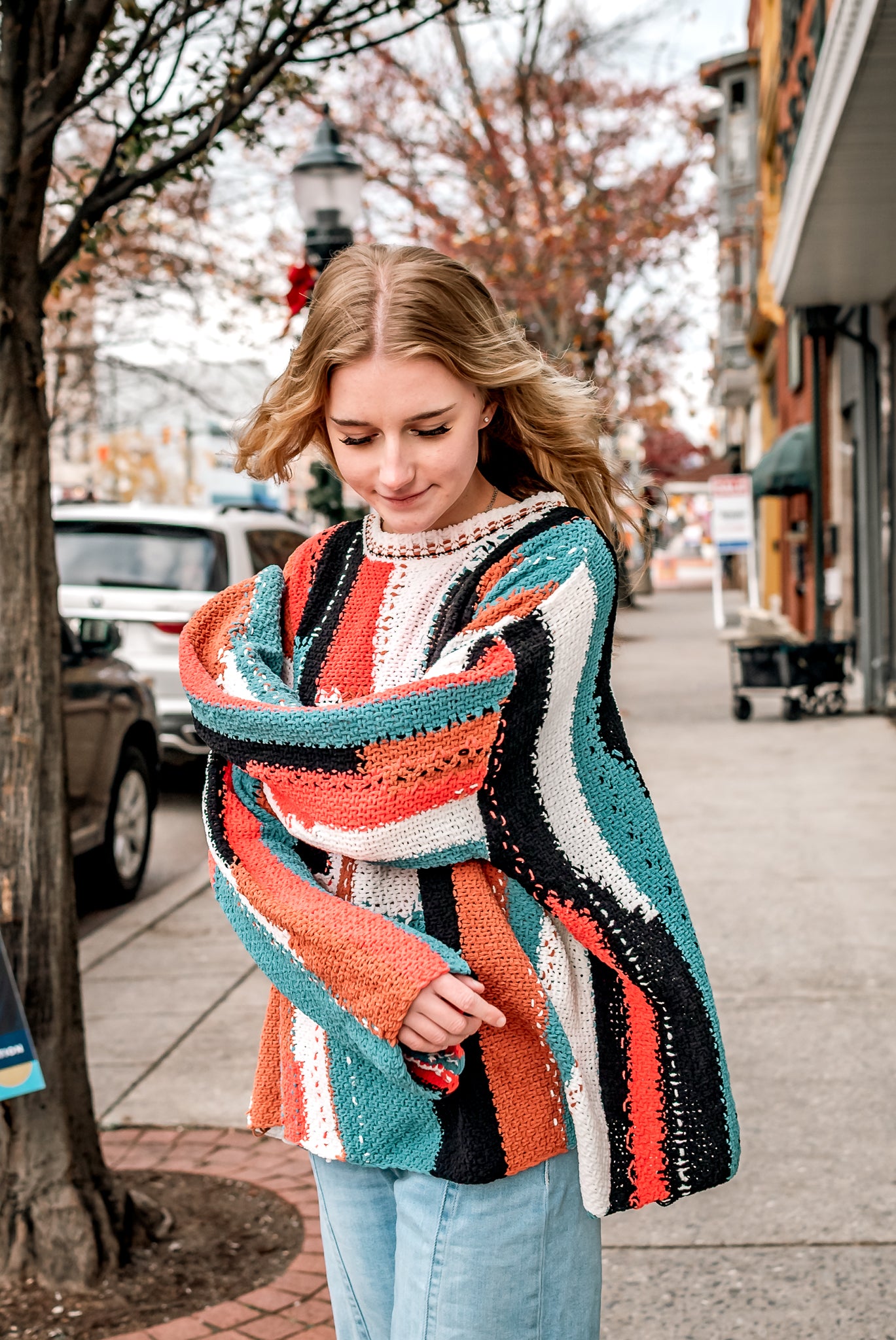 POL knit oversized sweater