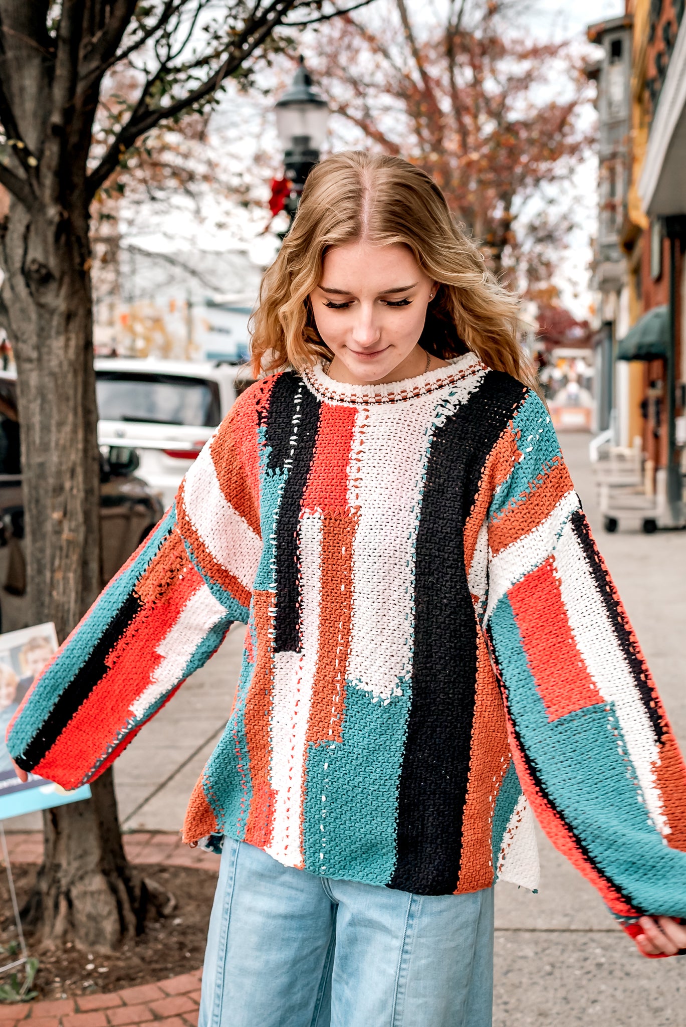 POL knit oversized sweater