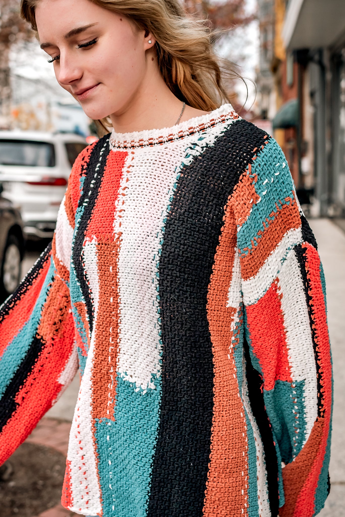 POL knit oversized sweater