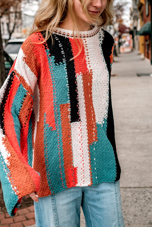 POL knit oversized sweater