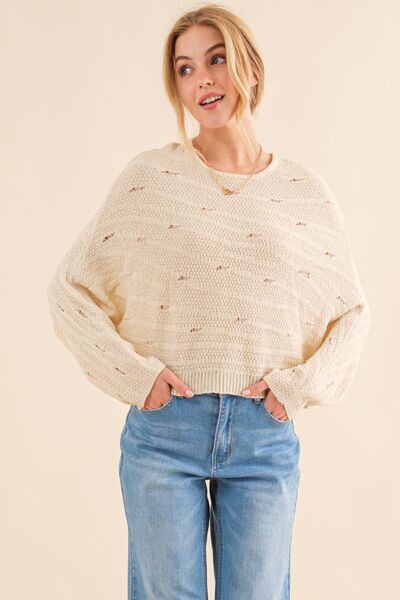 ONLINE EXCLUSIVE And The Why Dolman Sleeves Sweater