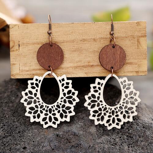 ONLINE EXCLUSIVE Geometric Cutout Dangle Earrings