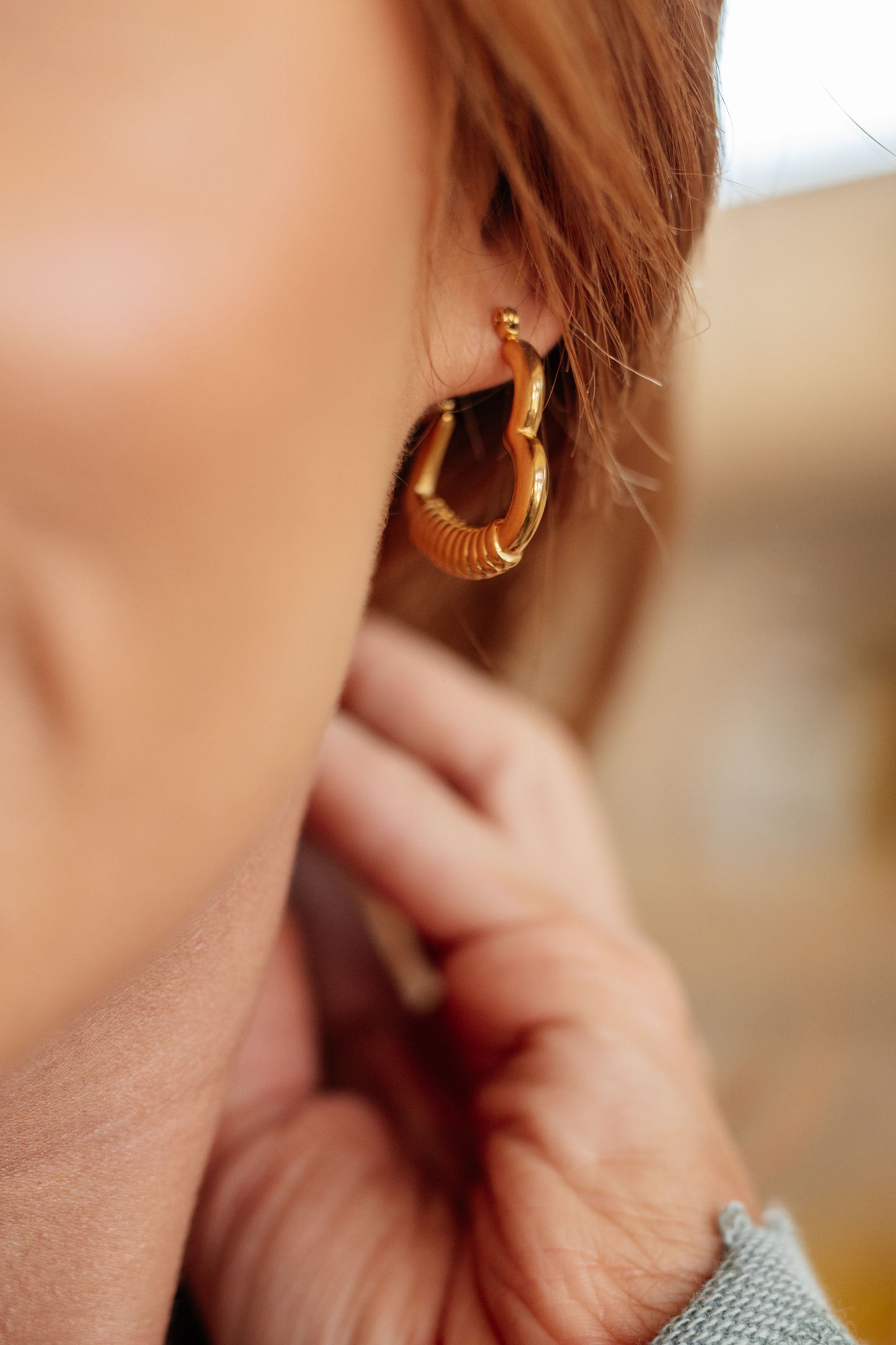 ONLINE EXCLUSIVE  Bad Romance Gold Plated Earrings