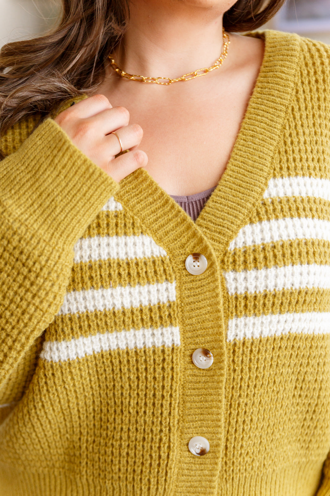 ONLINE EXCLUSIVE On Top of the World Striped Cardigan