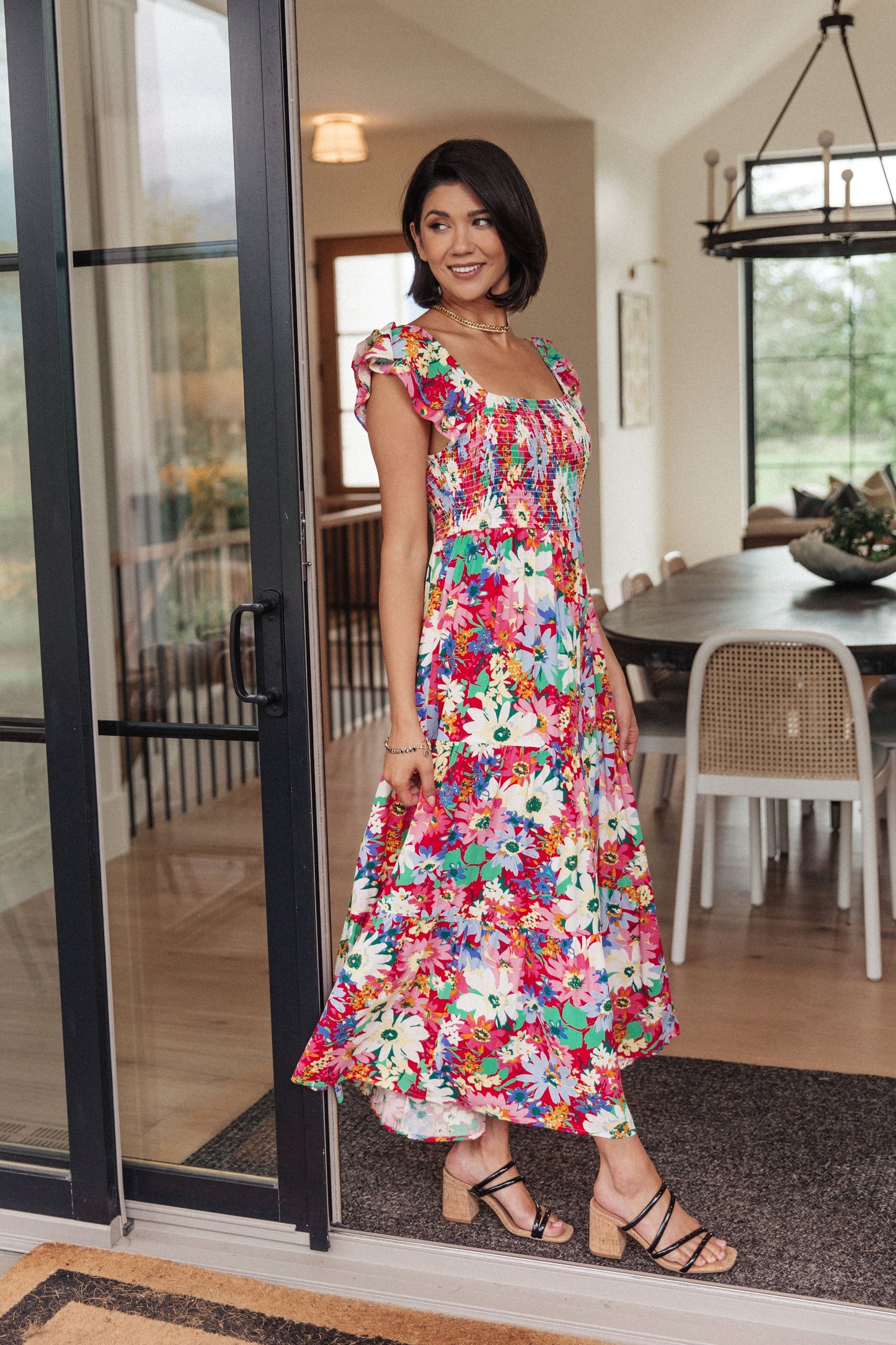 ONLINE EXCLUSIVE Walk in the Flowers Maxi Dress