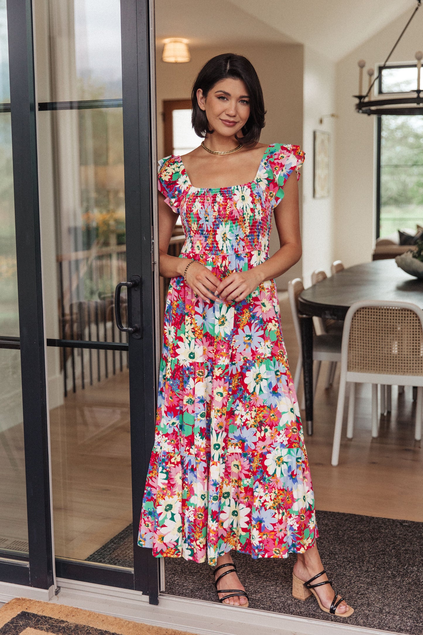 ONLINE EXCLUSIVE Walk in the Flowers Maxi Dress