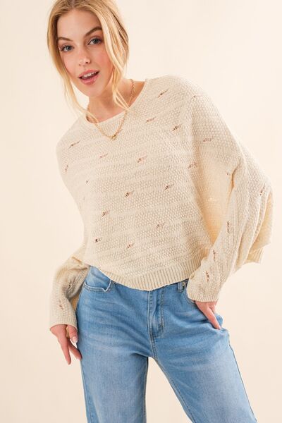 ONLINE EXCLUSIVE And The Why Dolman Sleeves Sweater