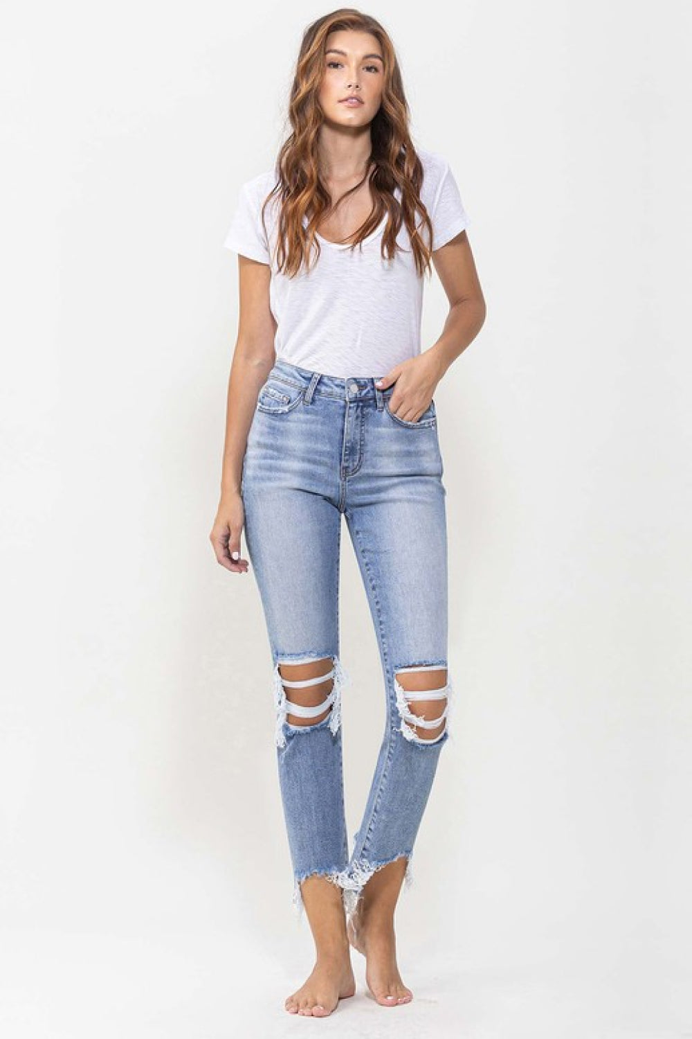 ONLINE EXCLUSIVE Lovervet Courtney Super High Rise Kick Flare Jeans