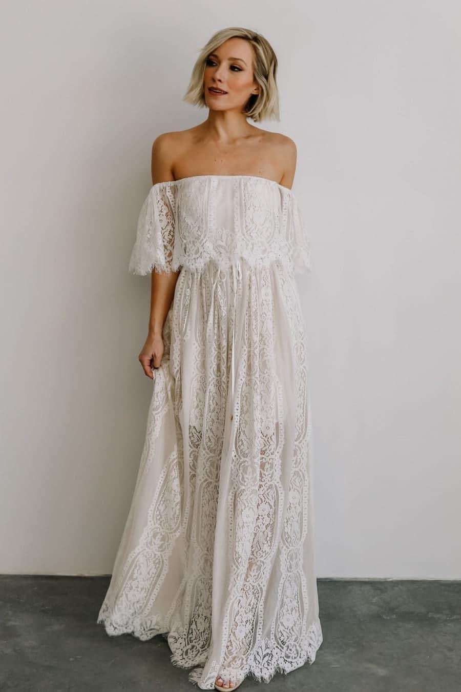 Ethereal Lace Maxi Dress